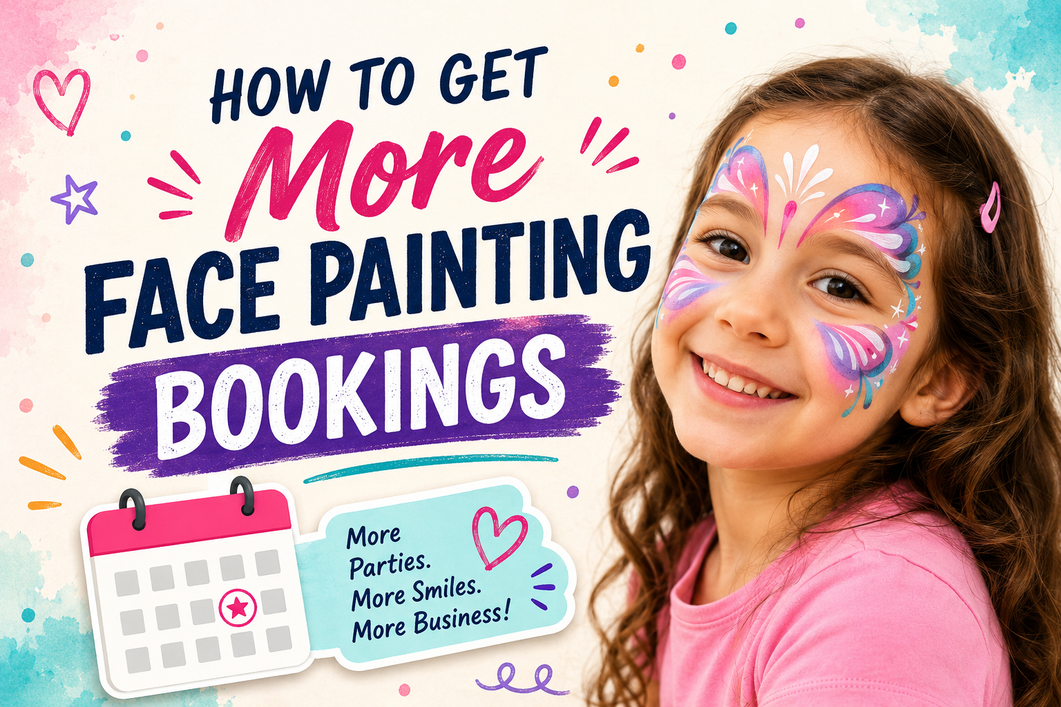 How to Get More Face Painting Bookings
