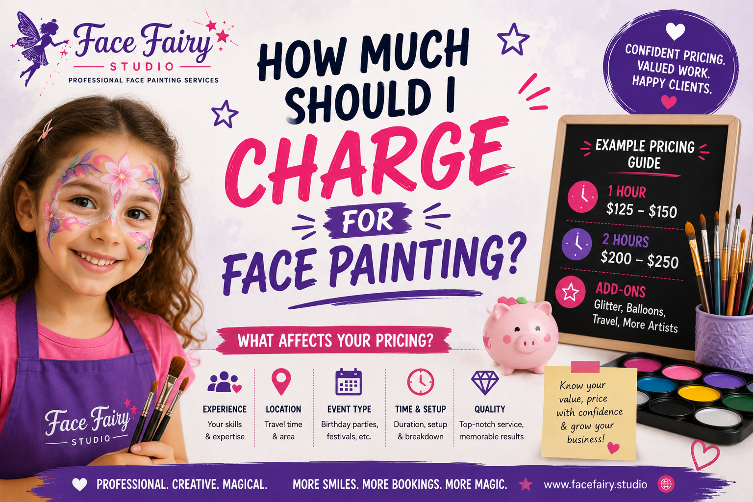 How Much Should I Charge for Face Painting?
